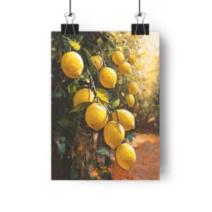Lemon Grove Mediterranean Light — Poster
