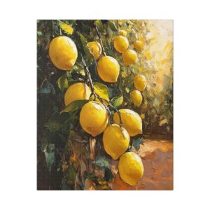 Lemon Grove Mediterranean Light — Toile Canvas