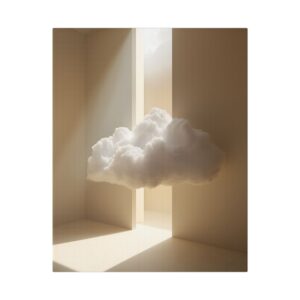 Clouds Inside Empty Room — Toile Canvas