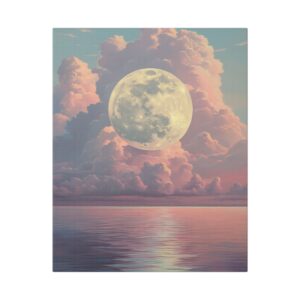 Moon Ocean Horizon Dream — Toile Canvas