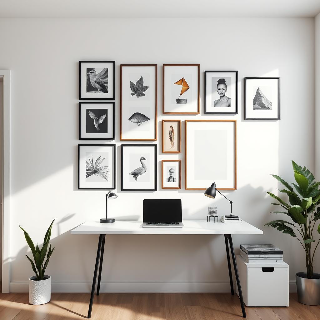 Deco murale chambre : créer un mur de cadres parfait