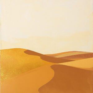 Abstract Golden Dune Horizon