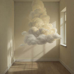 Clouds Inside Empty Room