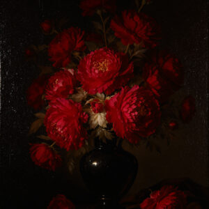 Dark Peony Dutch Master Still Life