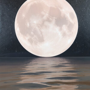 Moon Ocean Horizon Dream